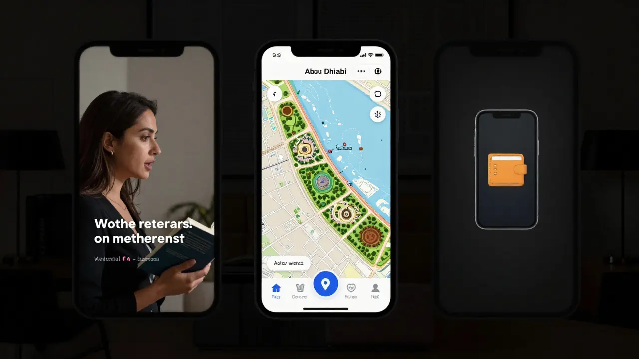 Three specialized escort profiles suggested by contextual details: language, culture, and privacy.